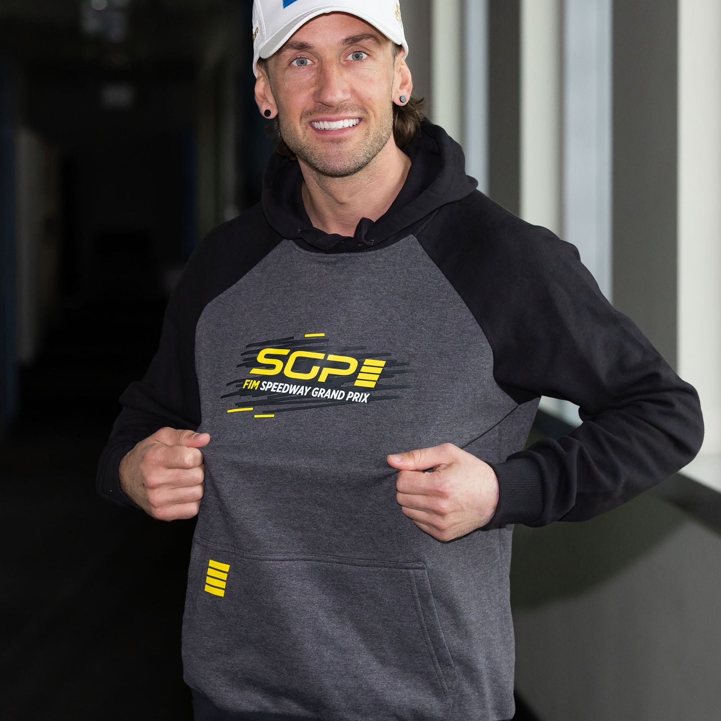 Hoodie Speedway NEW ERA OF SPEEDWAY Anthracite Noir