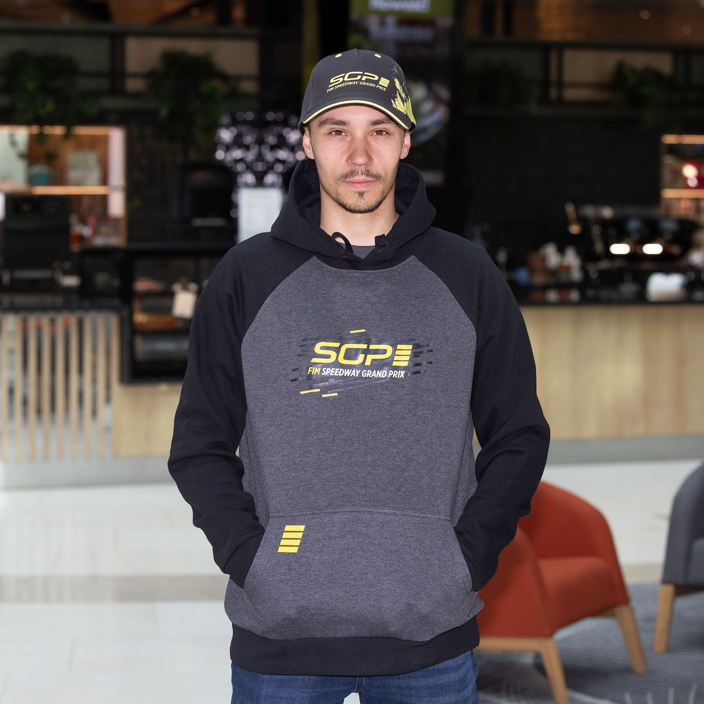 Hoodie Speedway NEW ERA OF SPEEDWAY Anthracite Noir
