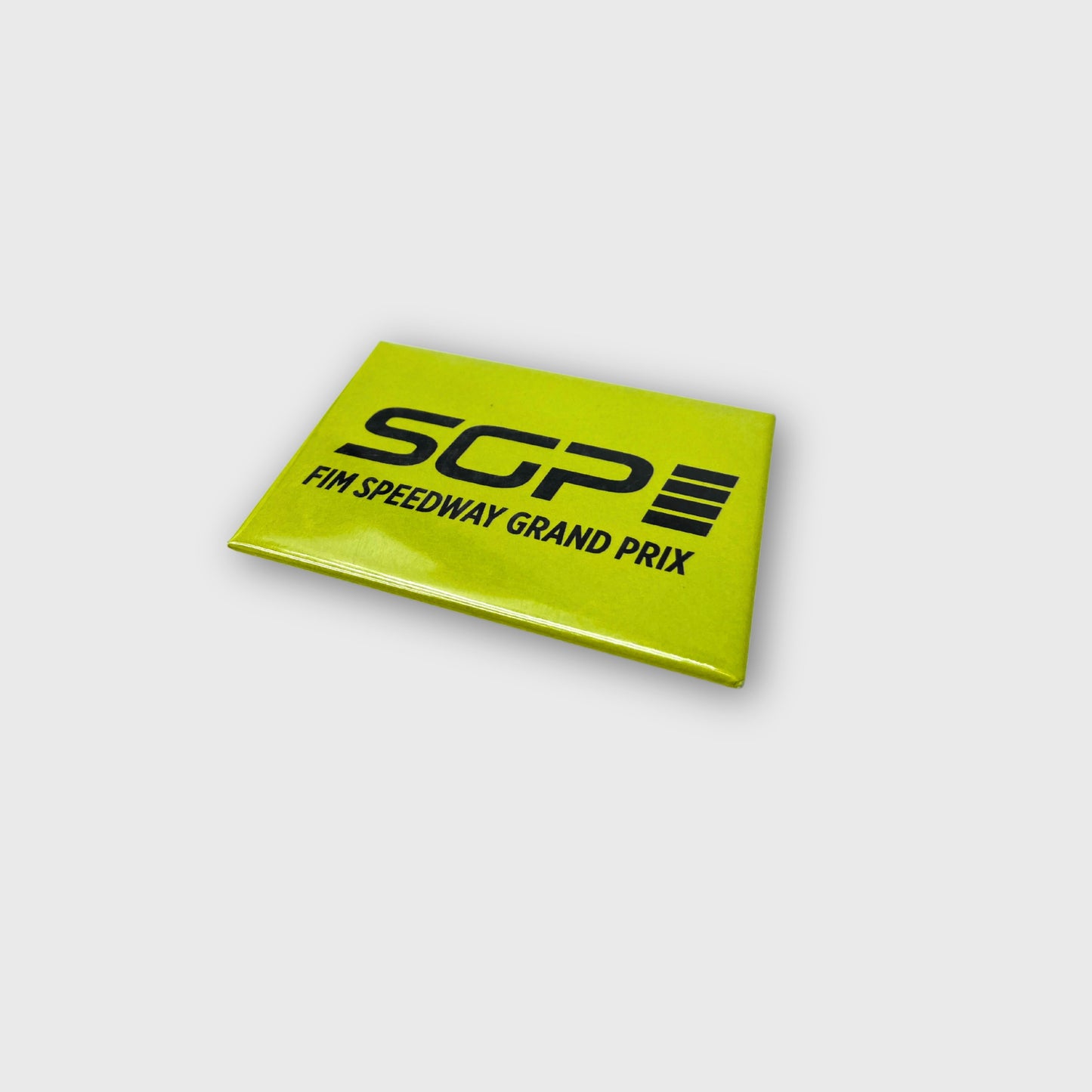 Magnet Speedway Black Logo Yellow