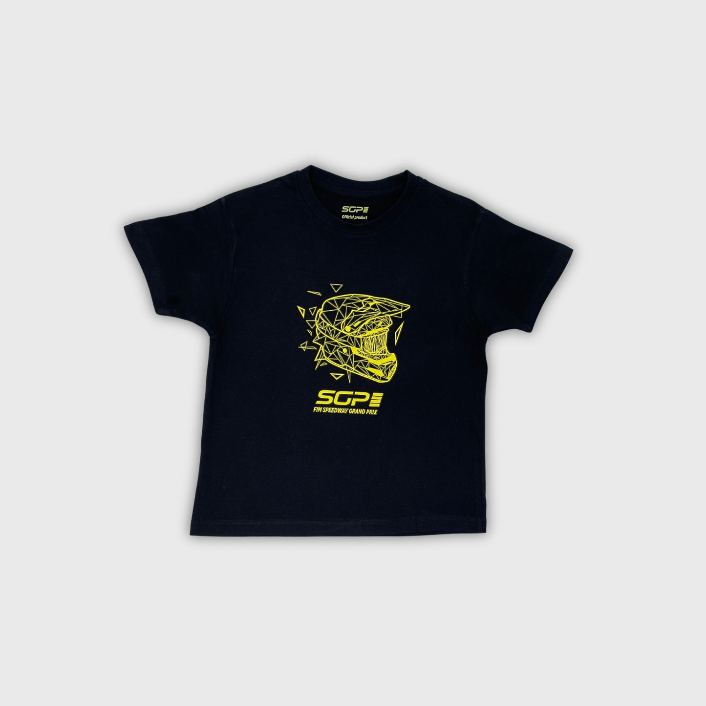 T-shirt Speedway YELLOW HELMET Enfant Noir