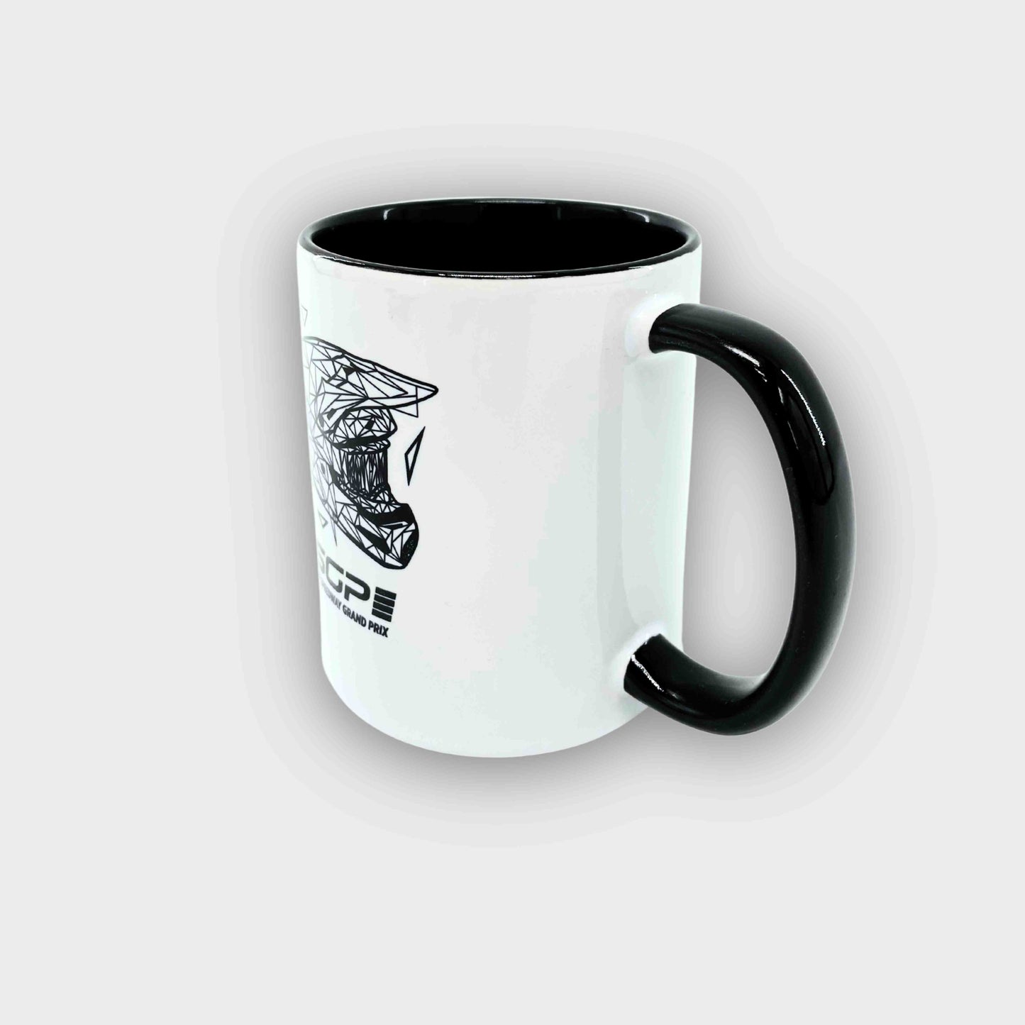 Mug Speedway BLACK HELMET Blanc/Noir