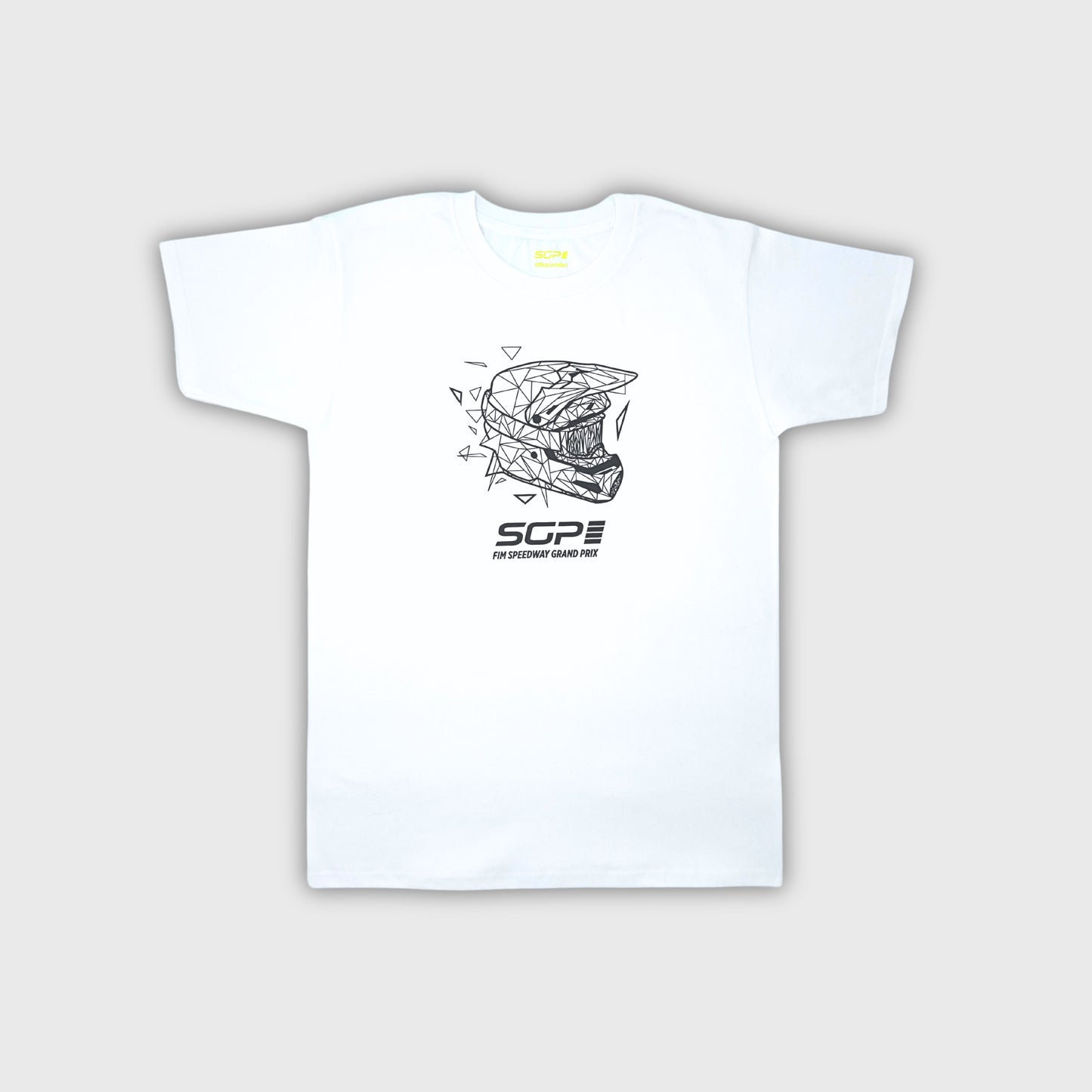 T-shirt Speedway BLACK HELMET Mixte Blanc