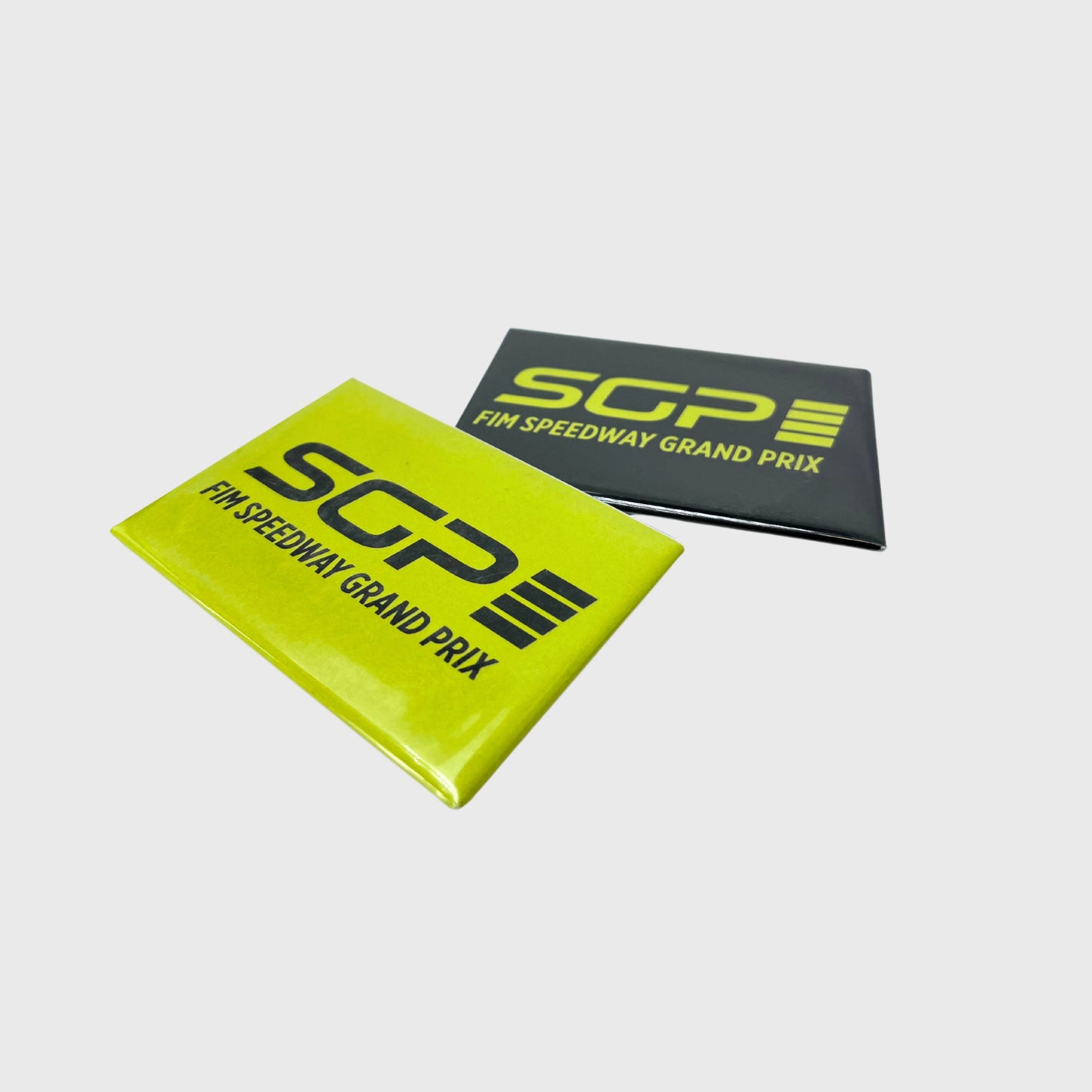 Magnet Speedway Yellow Logo Black