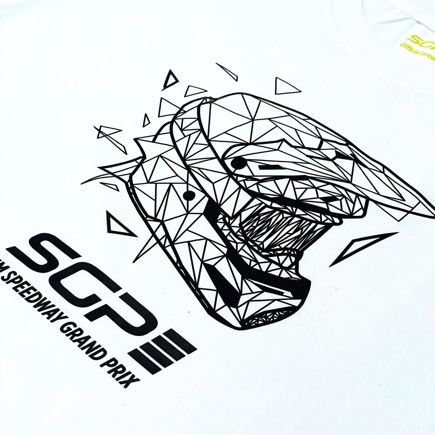 T-shirt Speedway BLACK HELMET Mixte Blanc