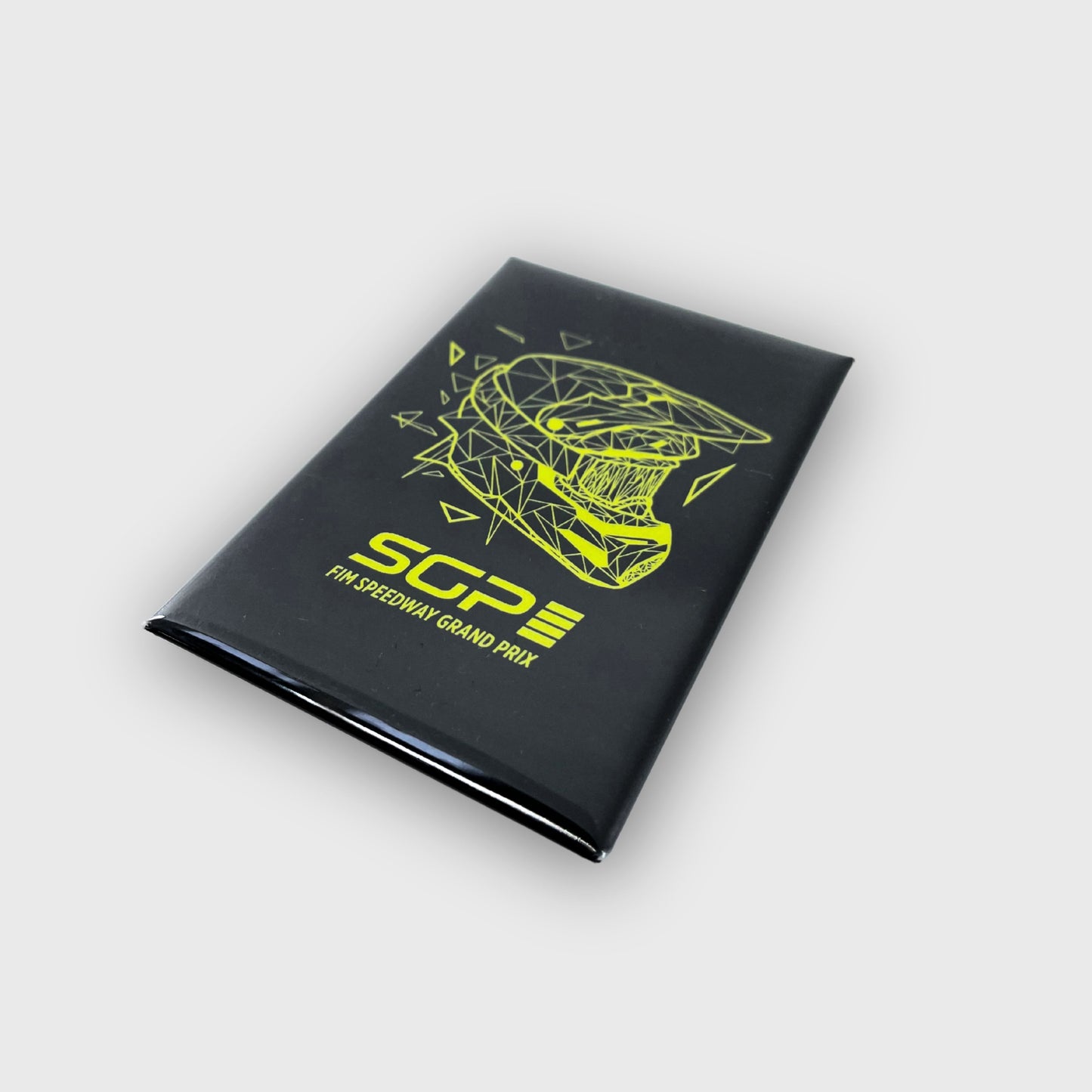 Magnet Speedway Yellow Helmet Black